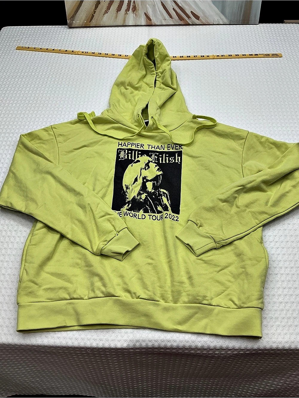 Billie Eilish Happier Than Ever The World Tour 2022 Hoodie Green